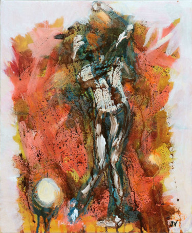 Peinture intitulée "Trou n°9" par Isabelle Verdenne, Œuvre d'art originale