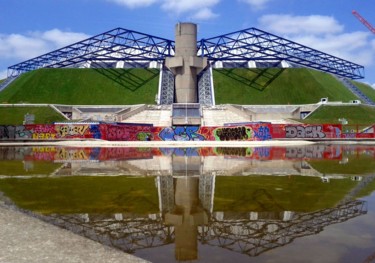 Photographie intitulée "Palais omnisports B…" par Pascal Buffard, Œuvre d'art originale