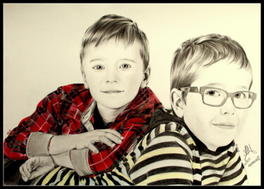 "portrait dessin "co…" başlıklı Resim Samos17 Portraitiste tarafından, Orijinal sanat, Kalem