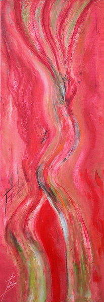 Peinture intitulée "Ombres douces-60-x2…" par Isabelle Barbot, Œuvre d'art originale, Huile
