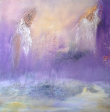 Peinture intitulée "Le dauphin et la ba…" par Marcel Gris, Œuvre d'art originale, Huile