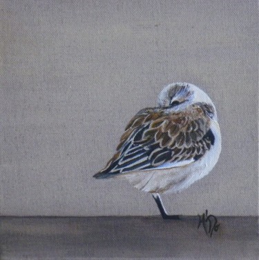 Peinture intitulée "Bécasseau II" par M'Do, Œuvre d'art originale, Acrylique