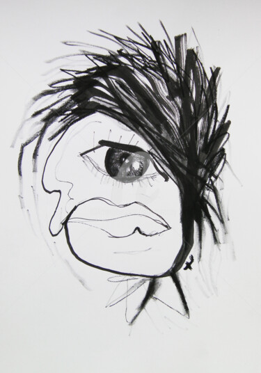 Drawing titled "Refiguration capill…" by Bruno Antony-Thouret (bruno antony), Original Artwork, Ink