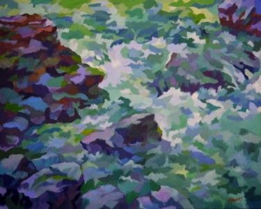 Peinture intitulée "Les Concluses de Lu…" par Gilles Tranier, Œuvre d'art originale, Huile