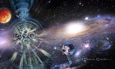 Digital Arts titled "Espace Temps" by Pascal Chanier, Original Artwork
