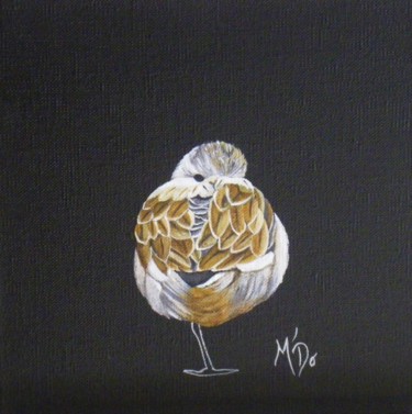 Peinture intitulée "Bécasseau V" par M'Do, Œuvre d'art originale, Acrylique
