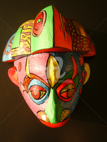Sculpture intitulée "grippe bavière" par Bruno Antony-Thouret (bruno antony), Œuvre d'art originale, Bois