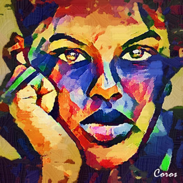 Digital Arts titled "volto.jpg" by Coros, Original Artwork, 2D Digital Work