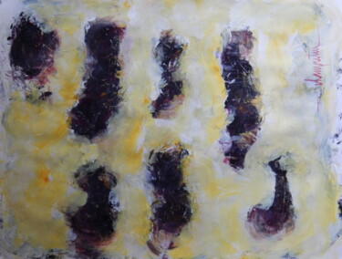 Peinture intitulée "acryl-sur-papier-ma…" par Chamartin, Œuvre d'art originale