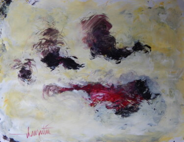 Peinture intitulée "acryl-sur-papier-ma…" par Chamartin, Œuvre d'art originale