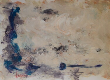 Peinture intitulée "acryl-sur-papier-ma…" par Chamartin, Œuvre d'art originale