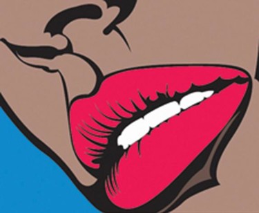 Pintura titulada "Labios" por Tom, Obra de arte original