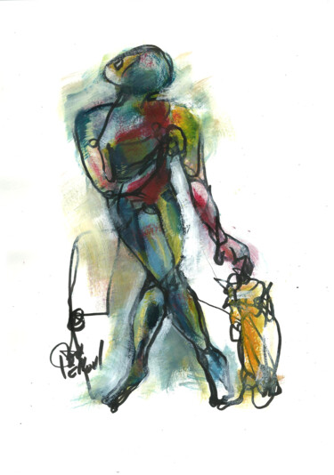 29 MARS 2015 " UN PEU DE COULEURS" Dessin intitulée "29 MARS 2015 " UN…" par Dov Melloul, Œuvre d'art originale, Autre