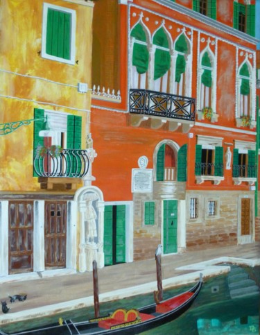 "tintoret" başlıklı Tablo Gilbert Devesa tarafından, Orijinal sanat, Akrilik Ahşap Sedye çerçevesi üzerine monte edilmiş