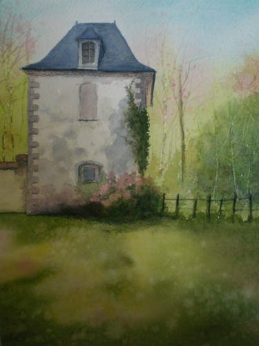pavillon n°2 Peinture intitulée "pavillon n°2" par Mickael Thébault, Œuvre d'art originale