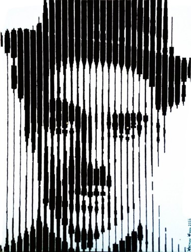 绘画 标题为“Je_suis_Charlie_(Ch…” 由Carmine Ciocca, 原创艺术品, 丙烯 安装在木板上
