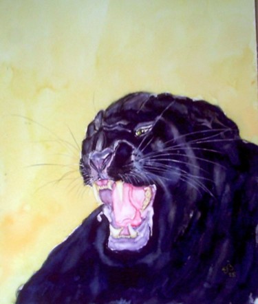 Картина под названием "leopard.jpg" - Jm Belletou, Подлинное произведение искусства