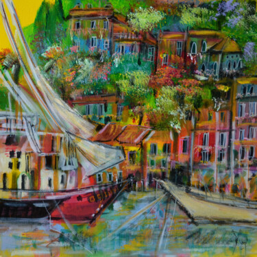 Bel tempo Peinture intitulée "Bel tempo" par Muriel Cayet, Œuvre d'art originale, Acrylique