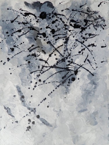 Peinture intitulée "Acrylique-Mouettes" par Rev, Œuvre d'art originale, Acrylique