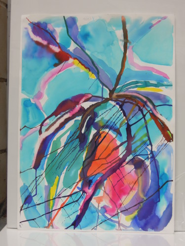 Peinture intitulée "Encres-Nice" par Rev, Œuvre d'art originale, Encre