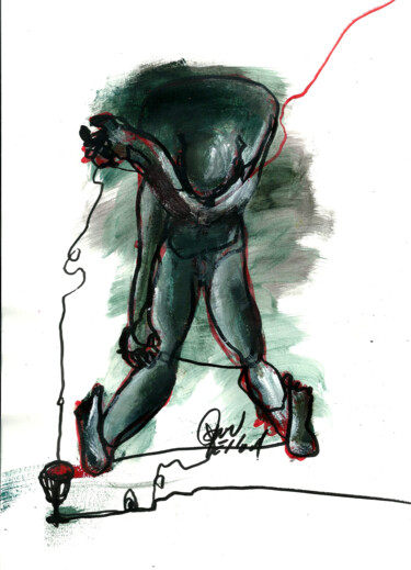 4 AVRIL 2015 "2 éme JOUR DE PESSA'H" Dessin intitulée "4 AVRIL 2015 "2 éme…" par Dov Melloul, Œuvre d'art originale, Autre