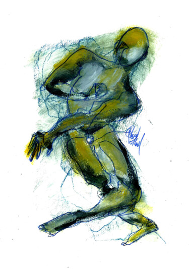 5 AVRIL 2015 Dessin intitulée "5 AVRIL 2015" par Dov Melloul, Œuvre d'art originale, Autre