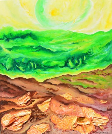 제목이 "Vision d'ailleurs p…"인 미술작품 Gabriel Bocquaire로, 원작, 아크릴 나무 들것 프레임에 장착됨