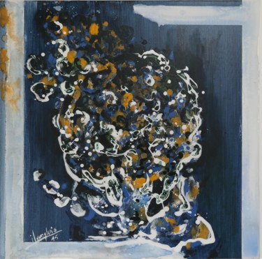 Peinture intitulée "Eclosion" par Isabelle Langlois, Œuvre d'art originale, Acrylique Monté sur Châssis en bois