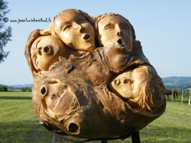 L'air - Sans lui, de quoi aurions-nous l'air? Sculpture intitulée "L'air - Sans lui, d…" par Jean-Louis Berthod, Œuvre d'art originale