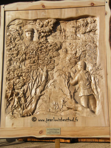 Le Grand Meaulnes Sculpture intitulée "Le Grand Meaulnes" par Jean-Louis Berthod, Œuvre d'art originale