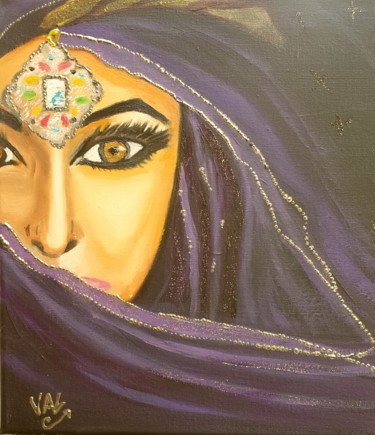 Peinture intitulée "Nadya" par Valérie Perrault, Œuvre d'art originale, Huile