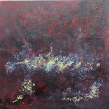 Peinture intitulée ""à fleur de peau"" par Chamartin, Œuvre d'art originale, Acrylique