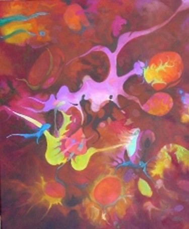 Peinture intitulée "orinos" par Christophe Challier, Œuvre d'art originale, Huile