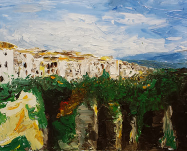 Pintura titulada "Ronda" por Camilo Flores, Obra de arte original, Oleo