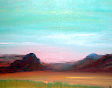 Peinture intitulée "Blues Montains.jpg" par Jean-Luc Perrault, Œuvre d'art originale