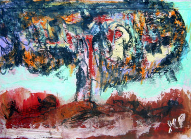 Peinture intitulée "Arbre de Vie.jpg" par Jean-Luc Perrault, Œuvre d'art originale
