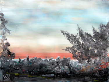 Peinture intitulée "Nuages.jpg" par Jean-Luc Perrault, Œuvre d'art originale