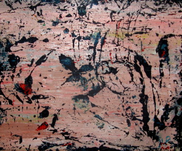 Peinture intitulée "Abstraction Rose.jpg" par Jean-Luc Perrault, Œuvre d'art originale