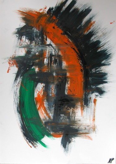 Peinture intitulée "Collision.jpg" par Jean-Luc Perrault, Œuvre d'art originale