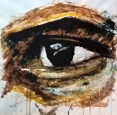 Peinture intitulée "NOAH #artistsupport…" par Sandrine Chalot, Œuvre d'art originale, Acrylique Monté sur Métal