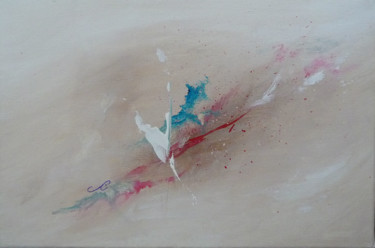 Peinture intitulée "Evanescence" par Sandrine Chalot, Œuvre d'art originale, Acrylique
