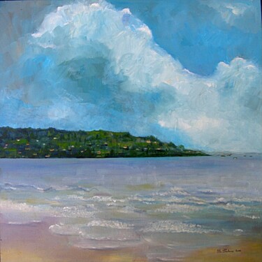 Pintura intitulada "003 - Itapema / San…" por Maria Lucia Pacheco, Obras de arte originais, Óleo