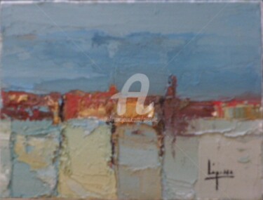 Peinture intitulée "Chenal" par Pierre-Antoine Lépine, Œuvre d'art originale, Huile