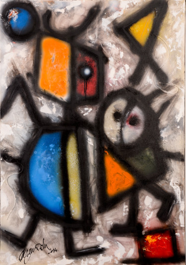 Peinture intitulée "Sans titre" par Antonio Zamariola, Œuvre d'art originale, Acrylique