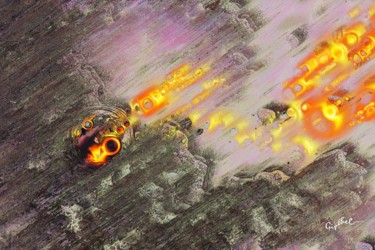 Arts numériques intitulée "No Man's Land" par Gipéhel, Œuvre d'art originale, Peinture numérique