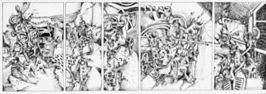 C'est pour toi. 12.08 Dessin intitulée "C'est pour toi. 12.…" par Jean-Bernard Fenouillas, Œuvre d'art originale, Stylo à bille