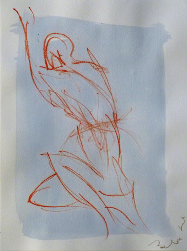 Feuillage 1. Encre et crayon sur papier (Ink and Pencil on Paper) 32 x 24 cm 「Feuillage 1. Encre…」というタイトルの描画 Frédéric Belaubreによって, オリジナルのアートワーク, インク