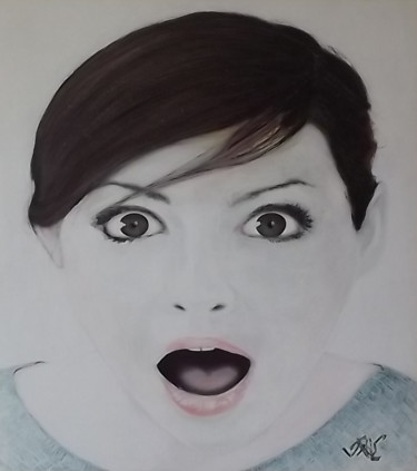 「La Surprise」というタイトルの絵画 Erick Vital René Francis Guihotによって, オリジナルのアートワーク, アクリル