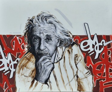Peinture intitulée "E=mc²" par Pascal Buffard, Œuvre d'art originale