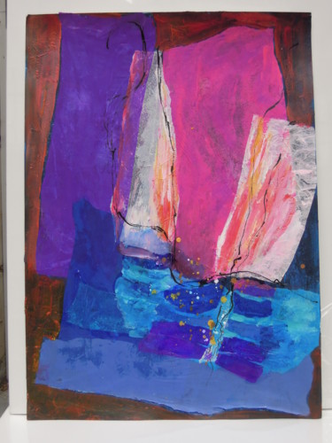 Collages intitulée "Collage-Papiers-de-…" par Rev, Œuvre d'art originale